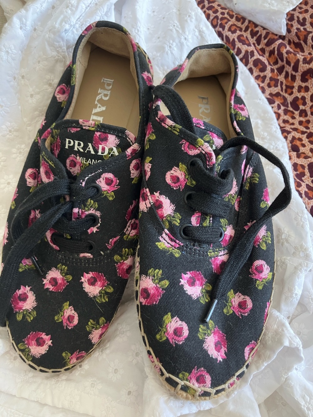 Authentic Prada espadrilles